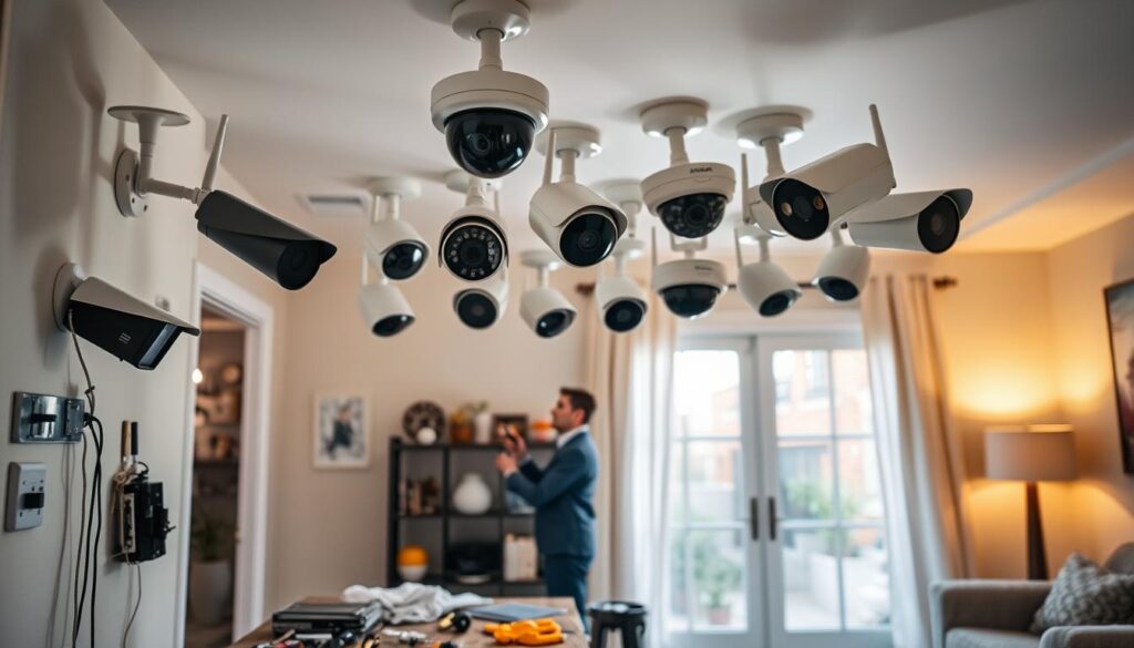 installation de caméras de sécurité