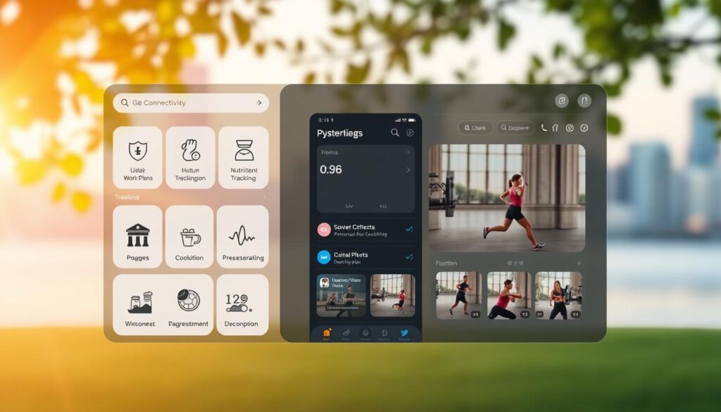 Fitness app features