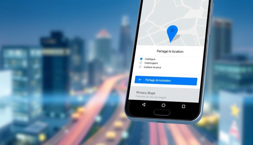 Partage de localisation Google Maps