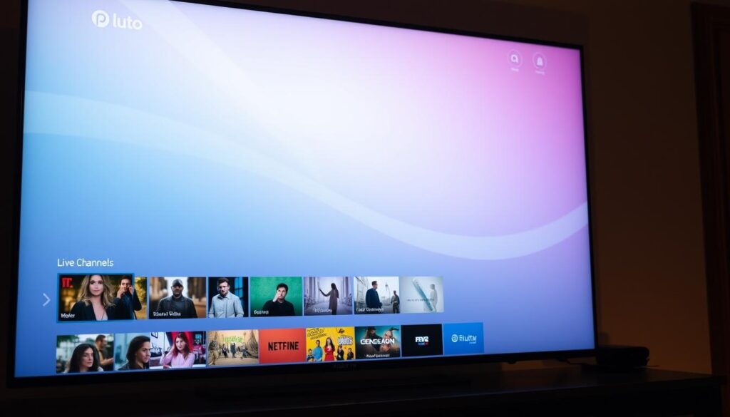 Pluto TV interface